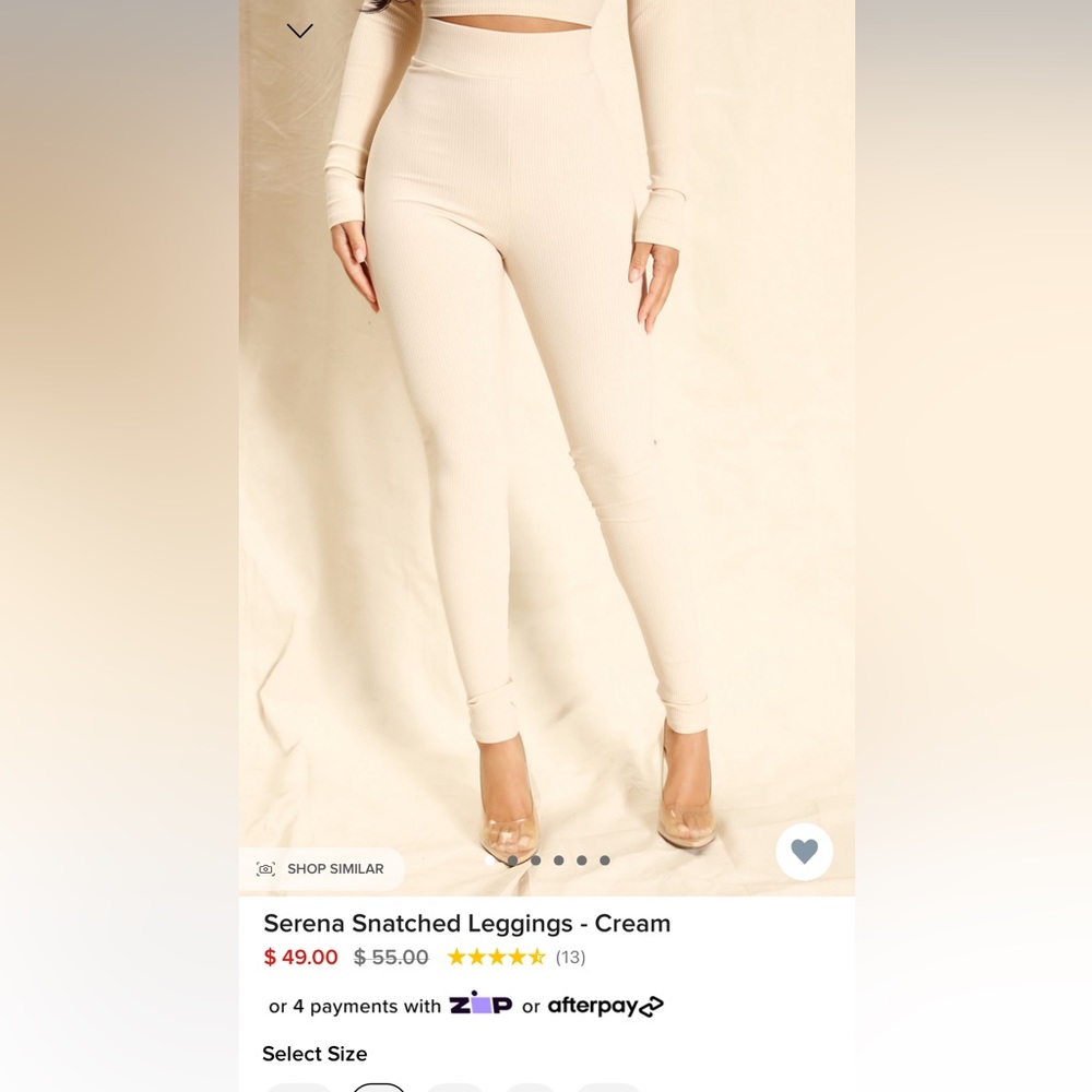 SERENA SNATCHED COMPRESSION LEGGINGS - Picture 7 of 7